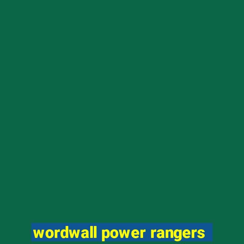 wordwall power rangers